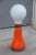 Orange & White Floor Lamp, 1960s For Sale - Image 6 of 7