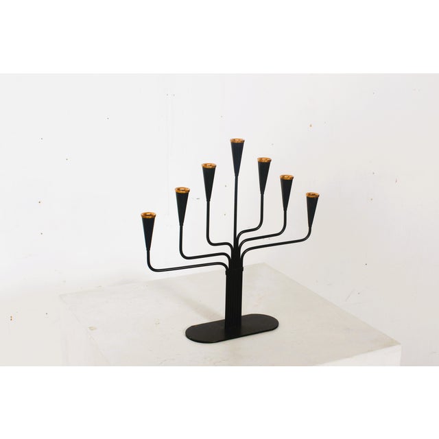 Mid-Century Modern Candleholders by Gunnar Ander for Ystad-Metall, 1960s, Set of 3 For Sale - Image 6 of 11