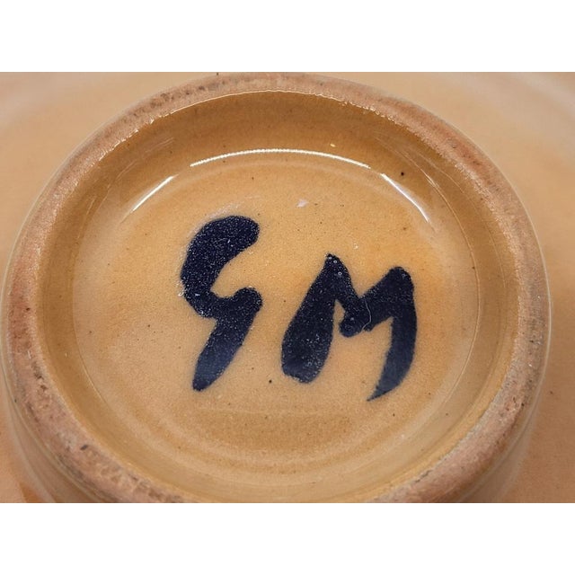 1950s Ceramic Candlestick by Gabrielle Mackiewicz, France, 1950 For Sale - Image 5 of 13