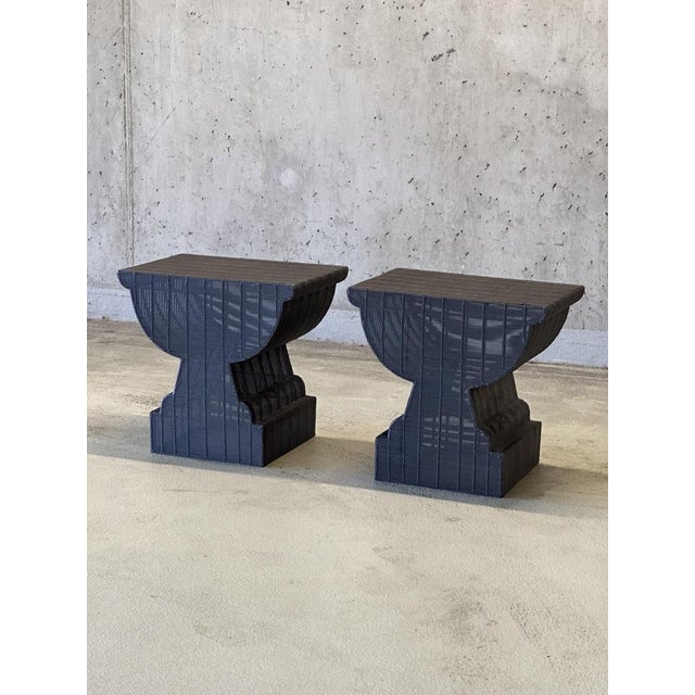 Vintage Industrial Side Tables, Set of 2 For Sale - Image 4 of 11