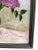 Vintage Original Oil Painting “Lilacs in Vase” in Wood Frame For Sale - Image 9 of 13