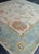 Blue Turkish Oushak Square Rug 9'10" x 10'10" #20434 For Sale - Image 8 of 8