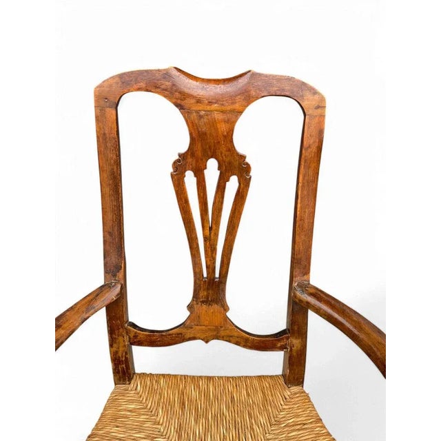 Louis XV Venetian Armchair in Walnut For Sale - Image 14 of 18