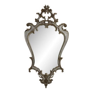 Labarge Vintage Silver Gilt Italian Mirror For Sale