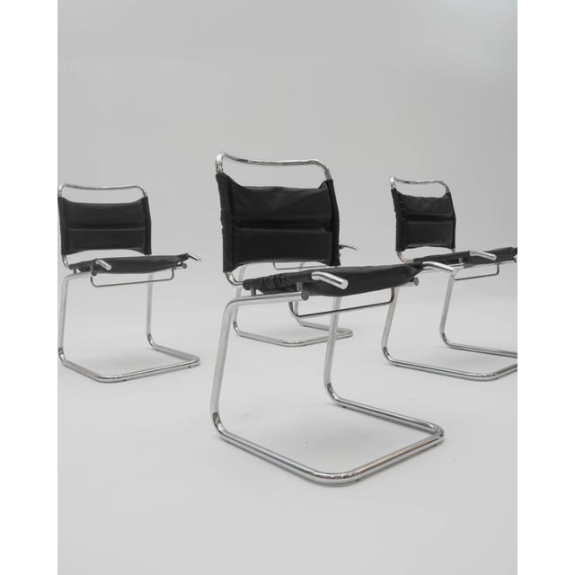 Vintage Tubular Chairs, 1970s, Set of 4 For Sale - Image 6 of 9