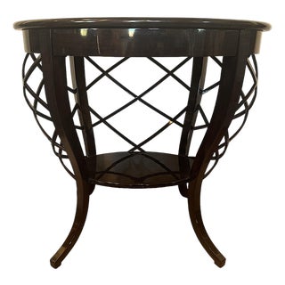 Late 20th Century Bespoke Side Table, by Legendary Craftsman L. Rossi For Sale