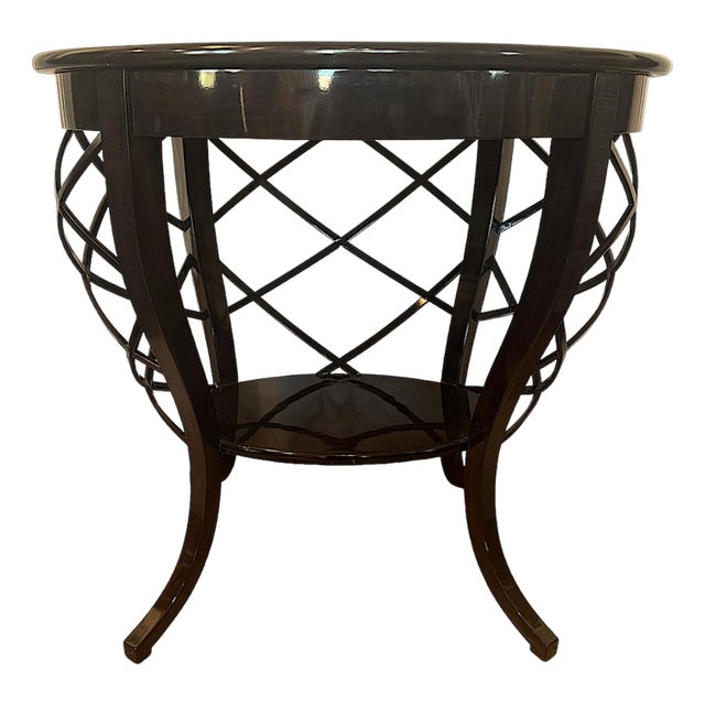 Late 20th Century Bespoke Side Table, by Legendary Craftsman L. Rossi For Sale