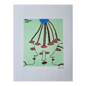 After Yayoi Kusama, Reflecting, Lithograph, 1990s