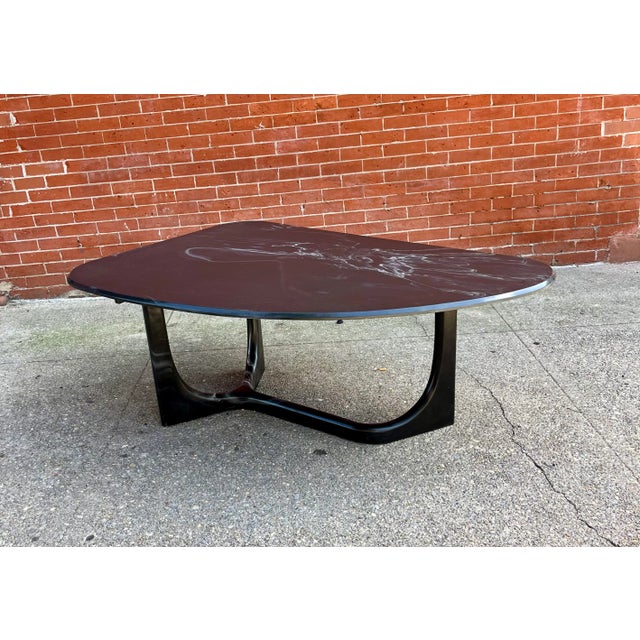 Italian Italian Marble Coffee Table, 1970s For Sale - Image 3 of 12