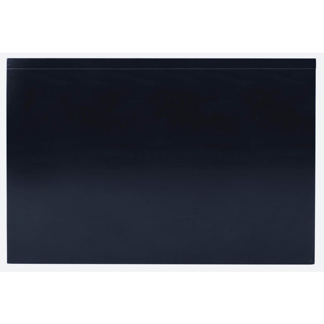 Three Drawer Greek Key Nightstand in Navy For Sale In Philadelphia - Image 6 of 11