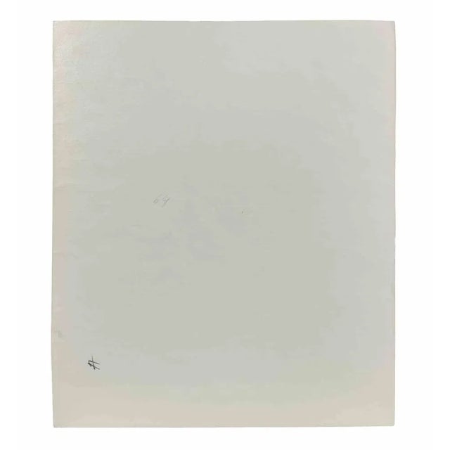 Watercolor on heavy paper realized by Carlo Ravagnan in 1964. Hand signed lower left. Dateg in pencil on rear. Excellent...