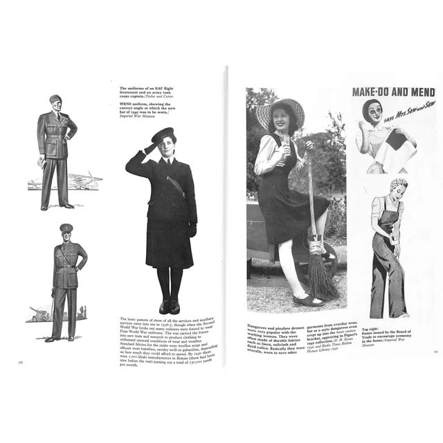 White "Fashion in the Forties & Fifties" 1975 Dorner, Jane For Sale - Image 8 of 12