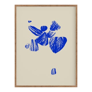 Contemporary Blue Abstract Giclee Print For Sale