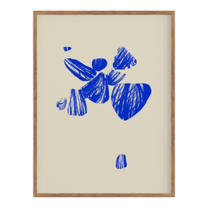 Contemporary Blue Abstract Giclee Print