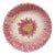 French Majolica Pink Daisy Plate Orchies, Circa 1890 For Sale