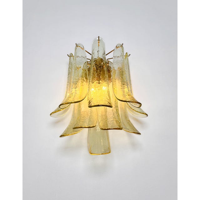Vintage Italian Murano Wall Lights from Mazzega, 1990s, Set of 2 For Sale - Image 11 of 18