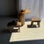 Brown Small Stool in Teak For Sale - Image 8 of 18