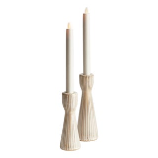 Lesley Taper Holders, Set Of 2 For Sale
