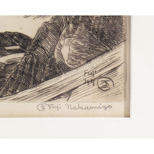 1949 Limited Edition Coastal Etching by Fuji Nakamizo For Sale In Indianapolis - Image 6 of 8