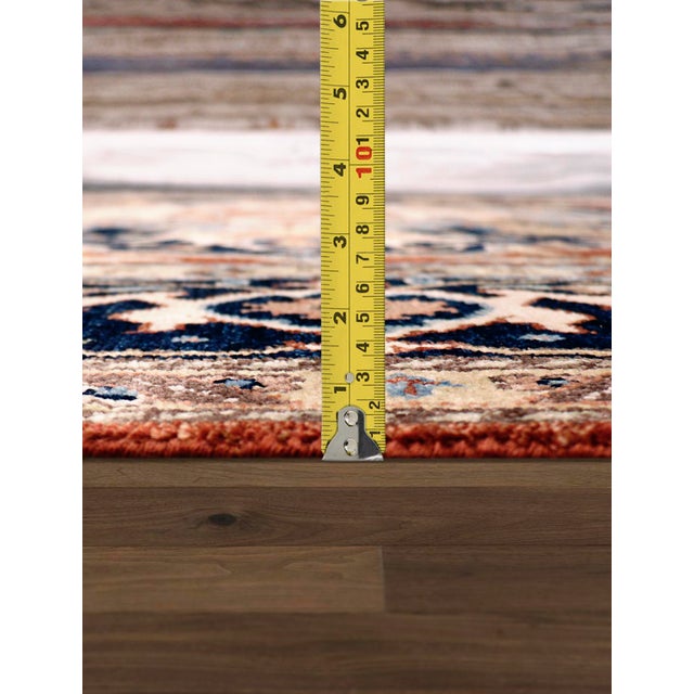 2020s Serapi Wool Rust Area Rug- 6' 0'' X 8'10'' For Sale - Image 5 of 6