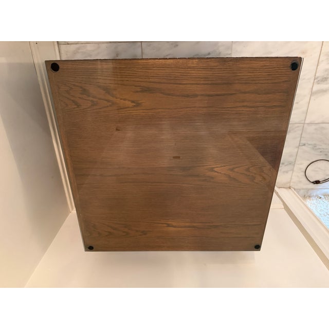 Vintage Romweber Viking Oak Mid-Century End Table For Sale In Chicago - Image 6 of 6