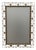 Rectangular Mirror with Brass Frame, 1960s For Sale