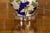 Mid-Century Modern Mid 20th Century French Porcelain Bulbous Table Lamp with Floral Décor on Lucite Base For Sale - Image 3 of 12