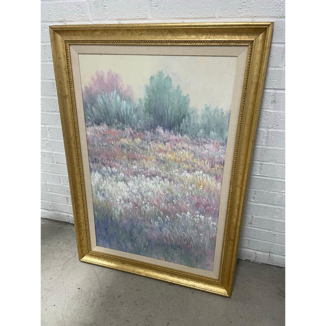 Late 20th Century Late 20th Century Landscape Oil Painting For Sale - Image 5 of 9