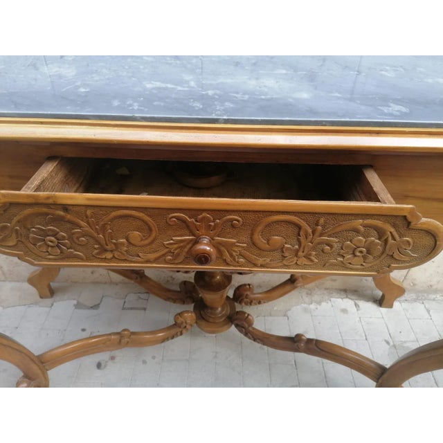 Wood Baroque Console, 1900s, Set of 2 For Sale - Image 7 of 18