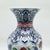 2020s Handmade Ceramic Palace Vase (50cm) Stylized Red Roses and Rumi Borders Pedestal Urn For Sale - Image 5 of 8