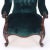 Late 19th Century 19th Century Vintage Velvet Upholstered Library Armchair For Sale - Image 5 of 9