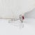 Metal Statement Ruby Ring With a Double Halo of Diamonds: Solid 14k Gold, 6mm, Size 6.75 For Sale - Image 7 of 9