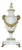 19th C. Monumental 25” White Marble Gilt Bronze Mount Cassolette Urn For Sale