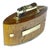 Mid-Century Modern Wood & Brass Cigarette Lighter For Sale