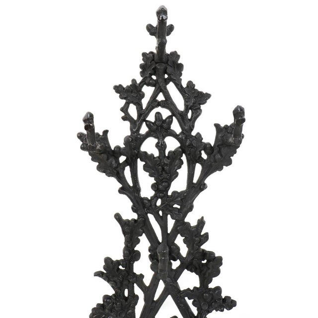 19th Century Cast Iron Red Riding Hood & the Wolf Porte Manteau or Hall Stand, 1890s For Sale - Image 11 of 15