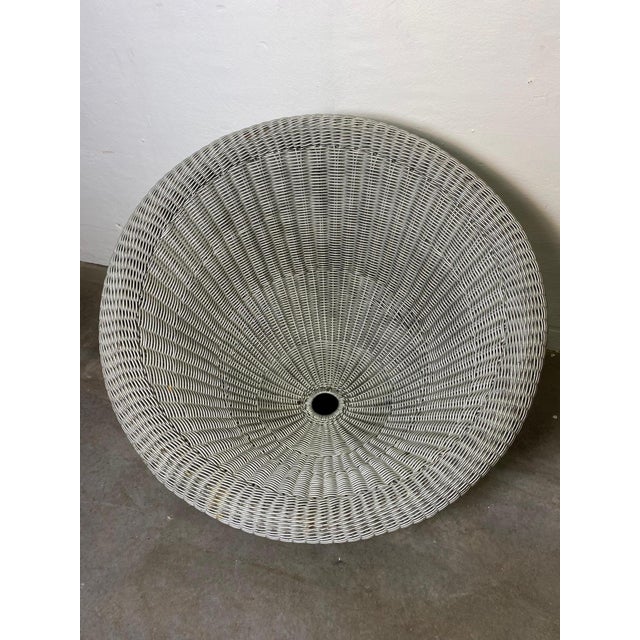 Mid-Century Modern Rattan Basket Egg Chair by Egon Eiermann for Heinrich Murrmann, 1970s For Sale - Image 3 of 9