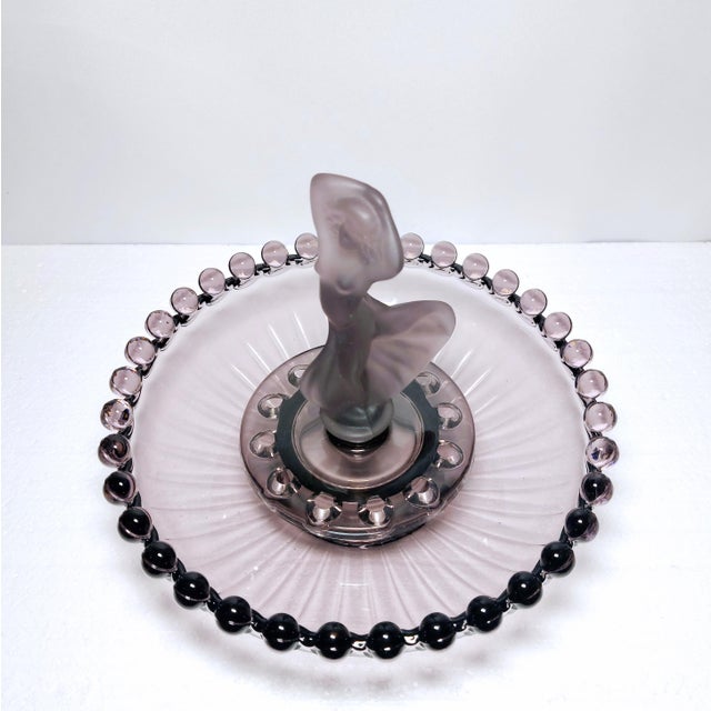 Vintage Art Deco Purple Glass Bowl by Josef Inwald, 1950s For Sale - Image 3 of 15