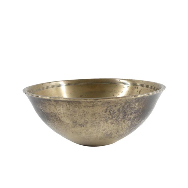 Just Andersen bronze bowl from the 1920s. Made in Denmark. This piece has an attribution mark, I am sure that it is...