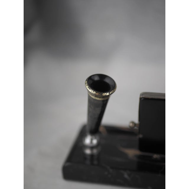 Illustration 1930s Bauhaus Perpetual Calendar on Black and Gold Marble With Pencil Case, Jakob Maul For Sale - Image 3 of 11