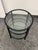 Pottery Barn Tanner Round Glass End Table For Sale - Image 4 of 12