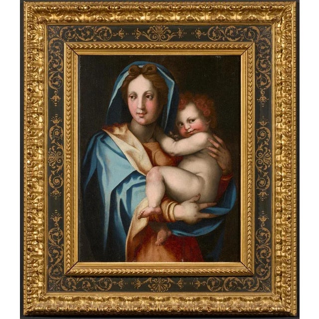 Madonna and Child Workshop of Andrea del Sarto, pseudonym of Andrea d'Agnolo di Francesco (Florence 1486 - 1530)...