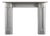 Regency Statuary Marble Fireplace Surround For Sale
