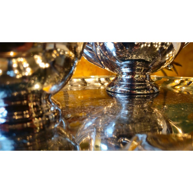 Antique Warren Plate Silver Plated Tea Set- 5 Pieces For Sale - Image 10 of 12