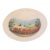 Late 20th Century Ceramica Cuore Italian Tuscan Garden Large Ceramic Centerpiece Bowl For Sale