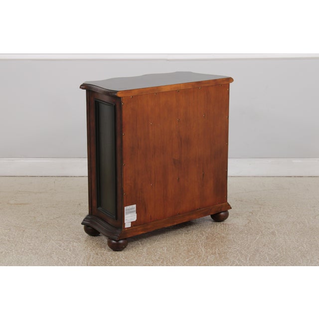 Ethan Allen 4 Drawer Serpentine Chest Commode For Sale - Image 14 of 16