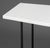 Metal Contemporary White Marble Top Side Tables, Pair For Sale - Image 7 of 8