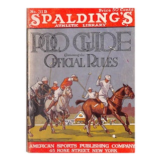 Spalding's Polo Guide Official Rules of the Polo Association 1923 For Sale