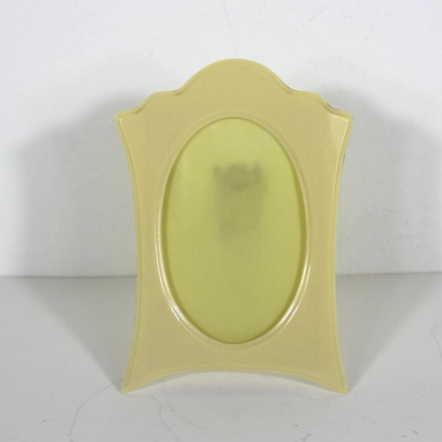 Image size (in.): 3 x 5 Lovely, small antique photo frame. From the Art Deco era, circa 1910 and in excellent condition....