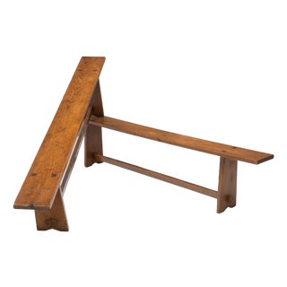 Vintage Pine Benches, 1920, Set of 2 For Sale