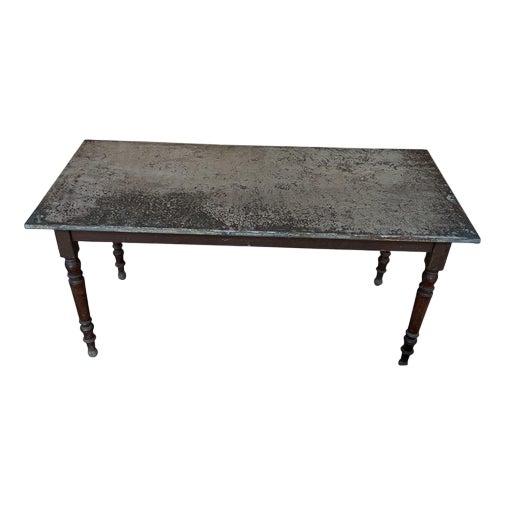 Vintage Rectangular Dining Table, 1950s For Sale